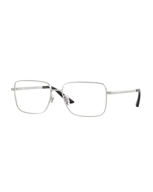 Versace Black Ve1311 1001 Optical Frames Metal Pillow Normal for men