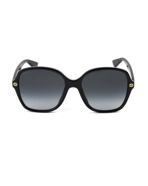 Gucci Black Gg0092S 001 Sunglasses Plastic Squared