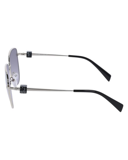 Liu Jo Black Lj161S 040 Sunglasses Metal Pilot Normal