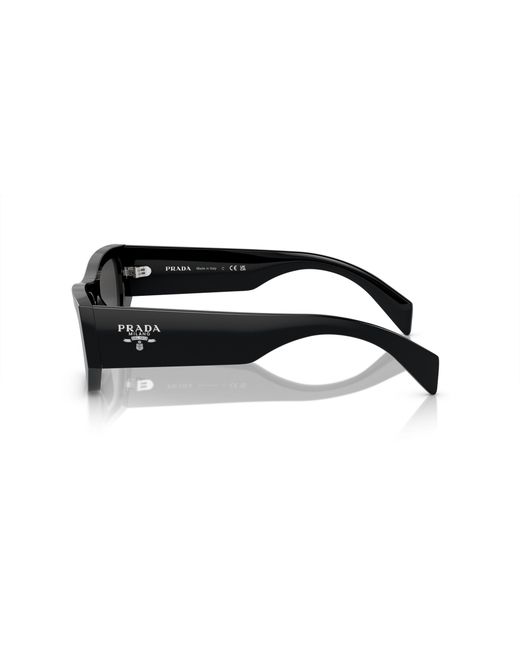 Prada Black Pr A01S 16K08Z Sunglasses Acetate Pillow Normal