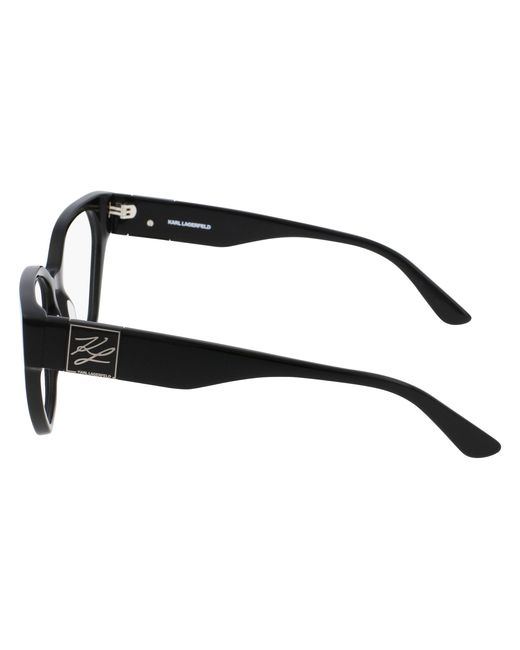 Karl Lagerfeld Black Kl6053 001 Optical Frames Acetate Squared Normal Normal
