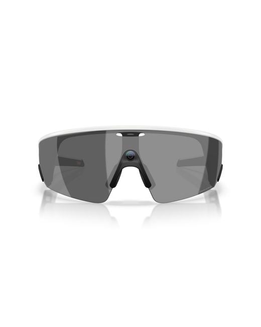 Oakley Gray Meta Ow8001 Vanguard 800105 Smart Glasses O_Matter Geometric Mirrored Prizm