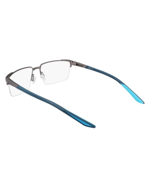 Nike Black 8054 074 Optical Frames Metal Squared Normal Normal for men