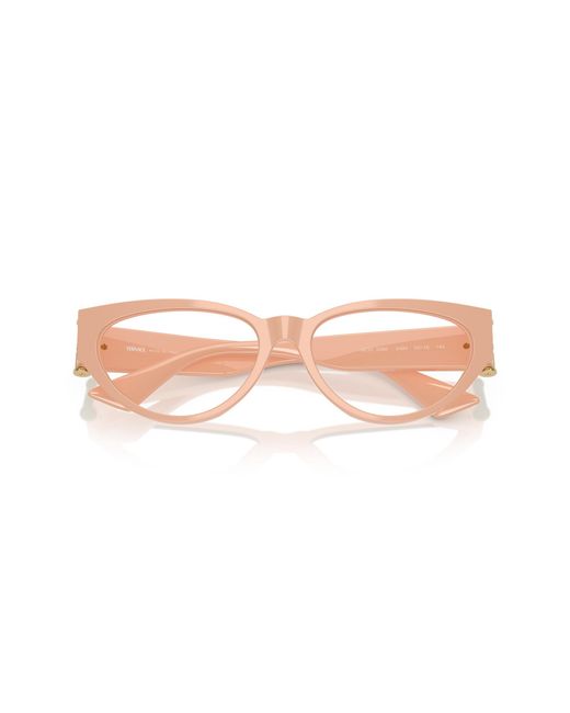 Versace Black Ve3366 5494 Optical Frames Acetate Transparent Cat Eye Normal