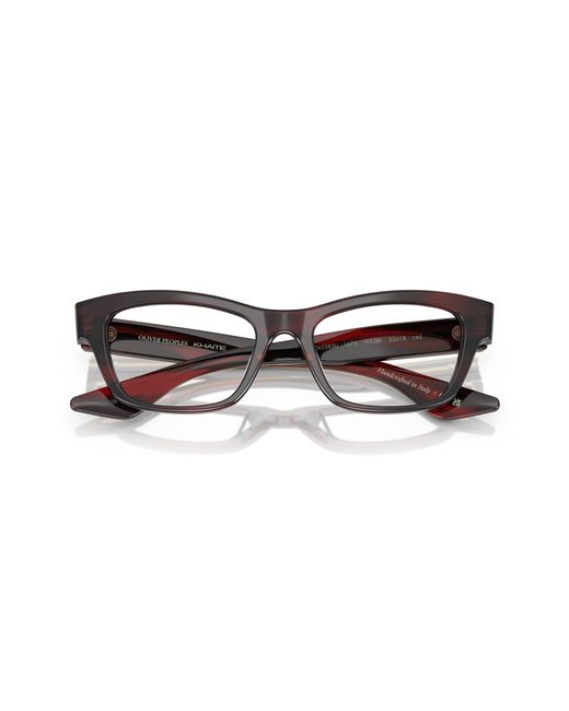 Oliver Peoples Black Ov5585U 1953Rx 1675 Optical Frames Acetate Transparent Cat Eye Normal