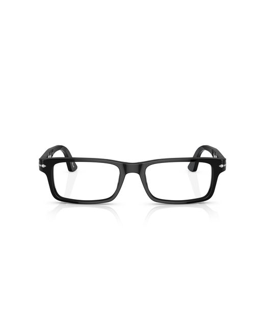 Persol Black Po3050V 95 Optical Frames Acetate Transparent Squared Normal for men