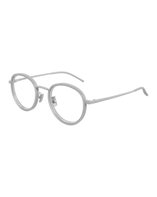 Bottega Veneta Black Bv1428Oa 004 Optical Frames Titanium Transparent Round