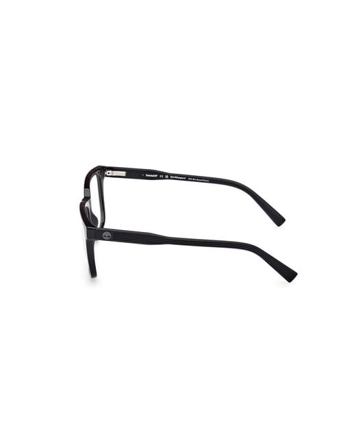 Timberland Black Tb50047 001 Optical Frames Injected Squared Normal for men