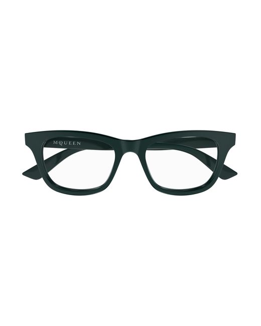 McQueen Black Am0515O 012 Optical Frames Acetate Transparent Cat Eye