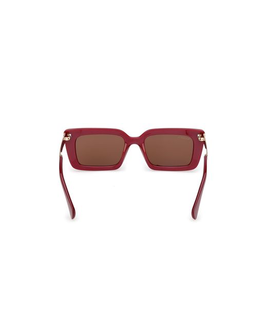 MAX&Co. Mo0143 69E Sunglasses Injected Squared Normal