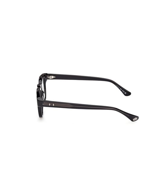Web Black We5465 001 Optical Frames Acetate Round Normal for men