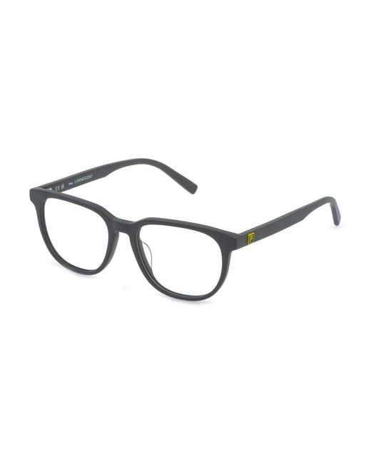 Fila Black Vfid06 9Gwm Optical Frames Acetate Pantos for men