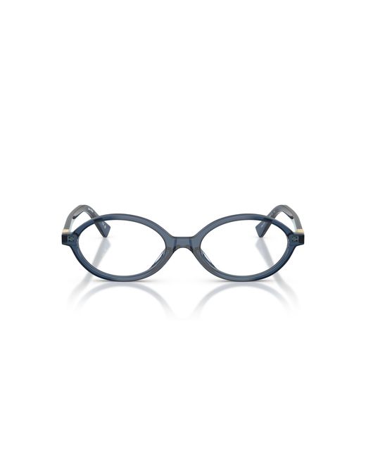 Miu Miu Black Mu 01Xv 08Q1O1 Optical Frames Acetate Round Normal