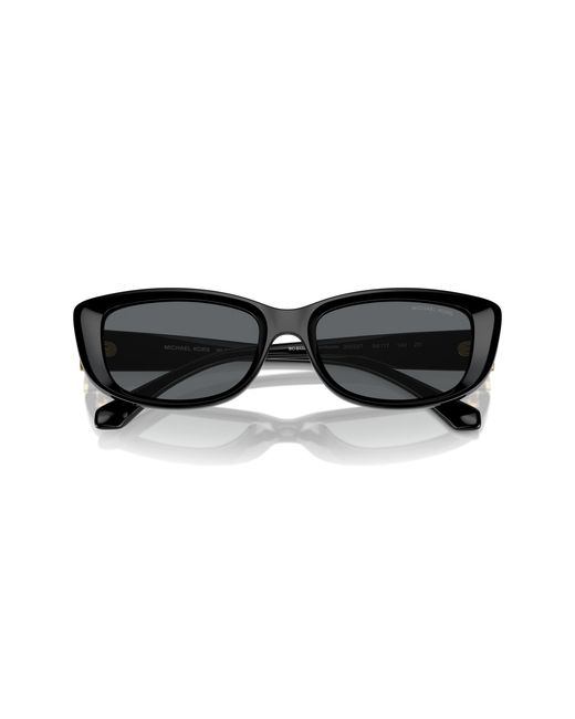 Michael Kors Black Mk2210U Asheville 300587 Sunglasses Injected Squared Normal