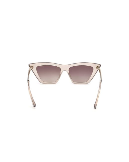 Guess Black Gu00310 59F Sunglasses Injected Cat Eye Normal