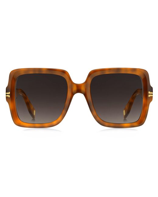 Marc Jacobs Black Mj 1034/S 05L/Ha Sunglasses Acetate Squared Normal Shaded