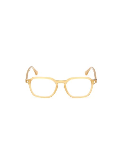 Web Black We5428 041 Optical Frames Acetate Geometric Normal for men