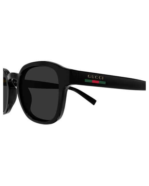 Gucci Black Gg2106S 001 Sunglasses Injected Round for men