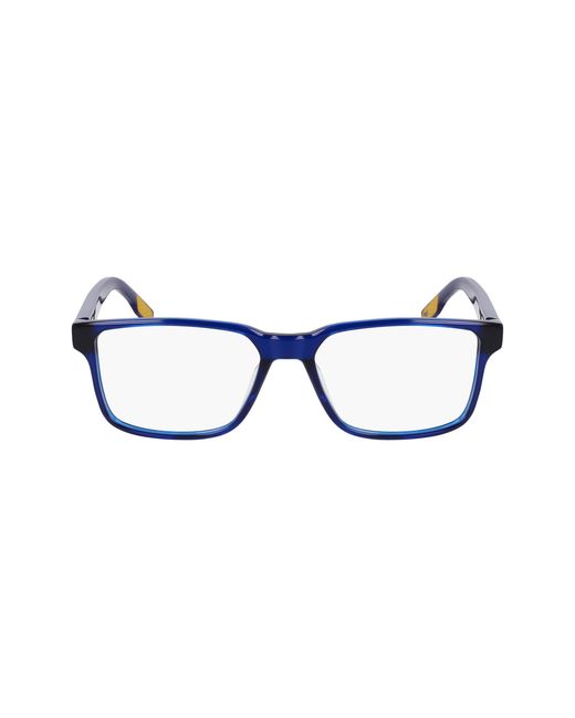 Nike Black 7160 410 Optical Frames Recycled Pet Squared Normal Photochromatic for men