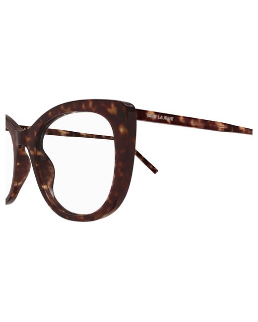 Saint Laurent Black Sl 778 002 Optical Frames Acetate Transparent Cat Eye
