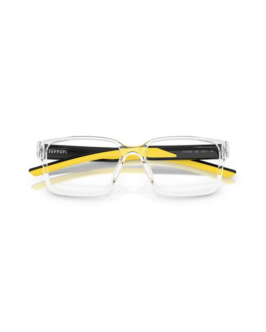FERRARI SCUDERIA Black Fz8018D 529 Optical Frames Injected Squared Normal for men