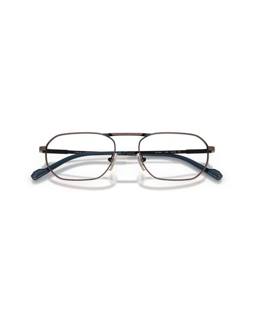Vogue Eyewear Black Vo4347 5135 Optical Frames Metal Geometric Normal for men
