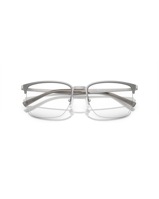 Emporio Armani Black Ea1151 3045 Optical Frames Metal Transparent Pillow Normal for men