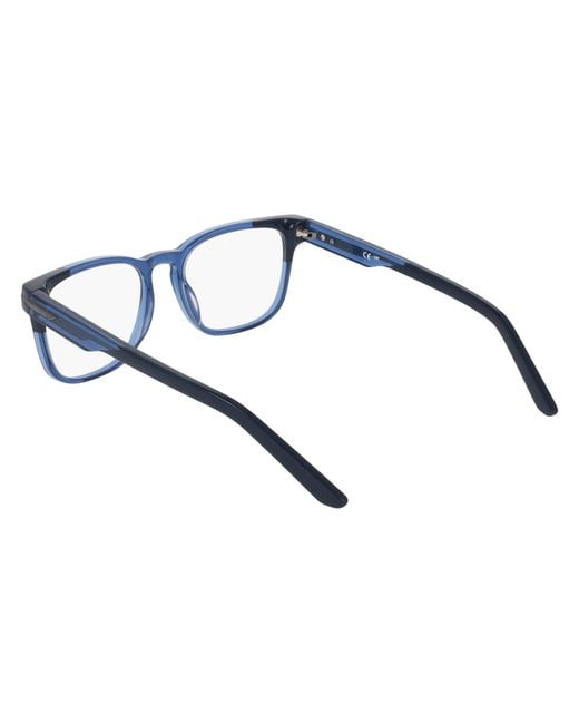 Nike Black 7180 427 Optical Frames Acetate Squared Normal
