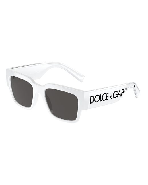 Dolce & Gabbana Black Dg6184 331287 Sunglasses Injected Squared Normal for men