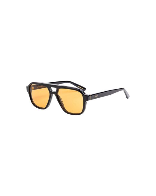 Retrosuperfuture Black G5U Maneval Refined Sunglasses Acetate Squared Normal