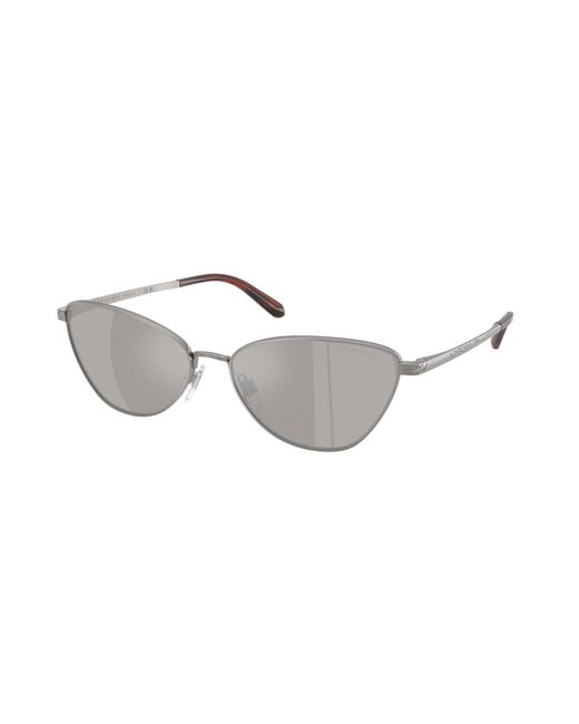 Ralph Lauren Black Rl7093 90026G Sunglasses Steel Squared Mirror