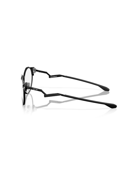 Oakley Black Ox5141 Deadbolt 514101 Optical Frames Titanium Transparent Round Normal for men