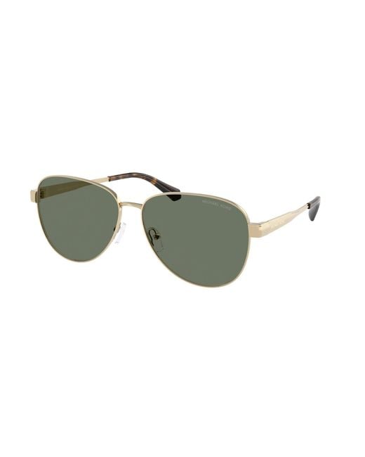 Michael Kors Black Mk1160 Biarritz 10143H Sunglasses Metal Pilot Normal