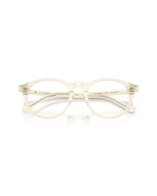 Ralph Lauren Black Rl6263U 5034 Optical Frames Acetate Transparent Round Normal for men