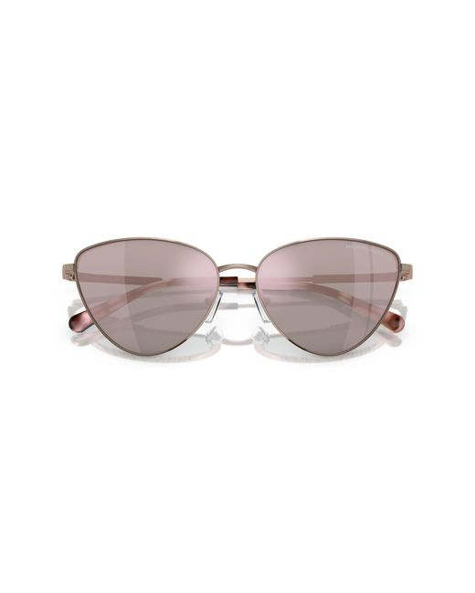 Michael Kors Black Mk1140 Cortez 11084Z Sunglasses Metal Cat Eye Normal Mirror
