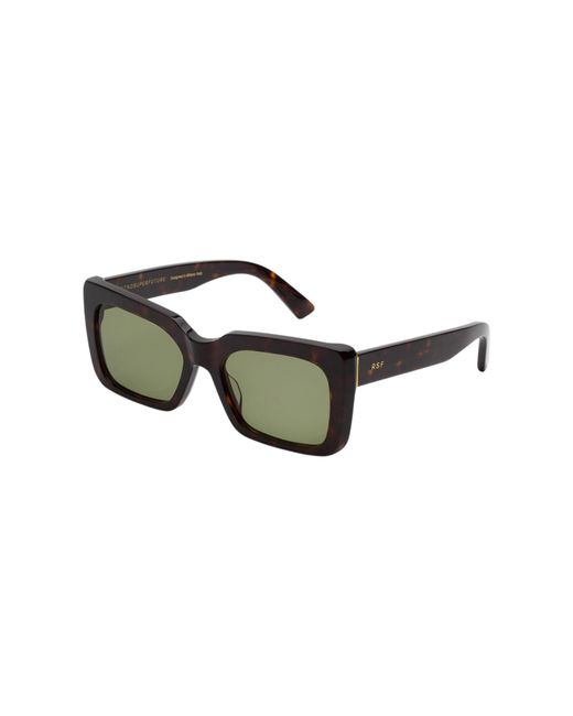 Retrosuperfuture Green Ik1 Senta Sunglasses Acetate Squared Normal