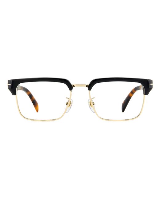 David Beckham Black Db 7112 Xwy Optical Frames Metal Squared for men