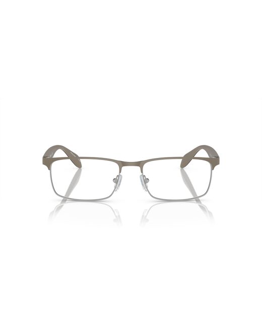 Emporio Armani Black Ea1149 3369 Optical Frames Metal Transparent Squared Normal for men