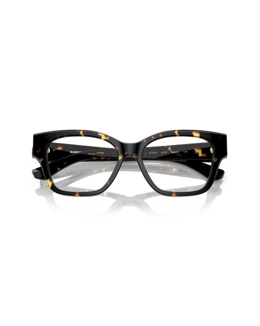 Burberry Black Be2420 4106 Optical Frames Acetate Cat Eye Normal