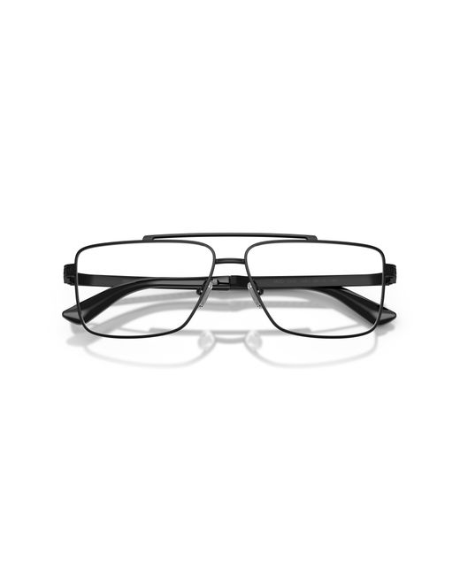 Versace Black Ve1315 1261 Optical Frames Metal Transparent Squared Normal for men