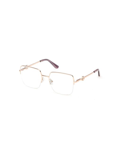 Guess Black Gu50347 028 Optical Frames Metal Squared Normal