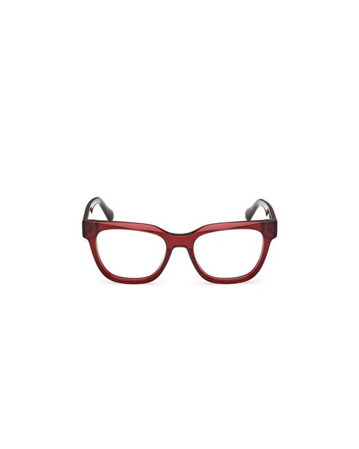 MAX&Co. Black Mo5187 066 Optical Frames Acetate Squared Normal