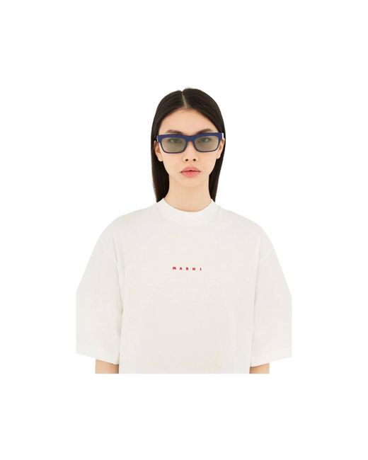 Marni Black 8Jc Angdoa Deep Sunglasses Acetate Squared