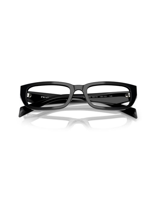 Prada Black Pr B05V 16K1O1 Optical Frames Acetate Squared Normal