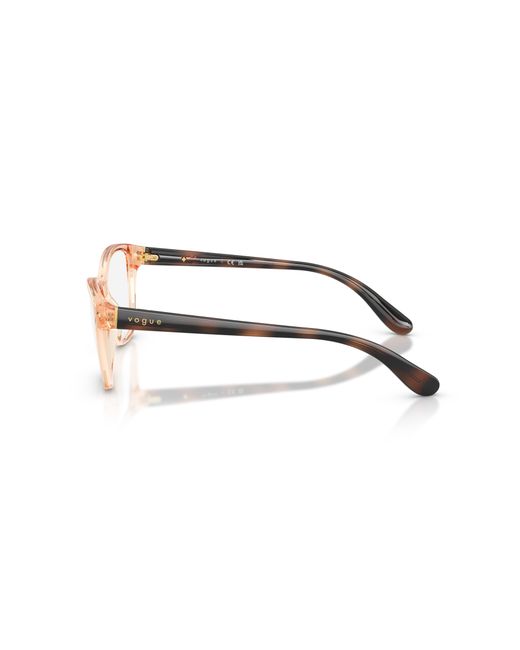 Vogue Eyewear Black Vo2998 3300 Optical Frames Injected Transparent Cat Eye Normal