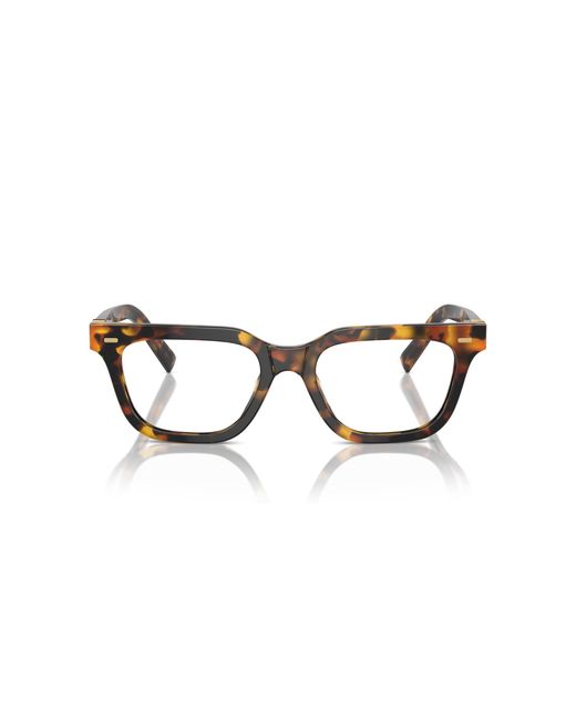 Miu Miu Black Mu 07Xv Vau1O1 Optical Frames Acetate Squared Normal