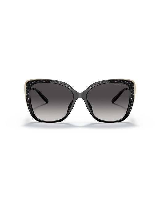 Michael Kors Black Mk2161Bu East Hampton 31108G Sunglasses Plastic Butterfly Normal Shaded