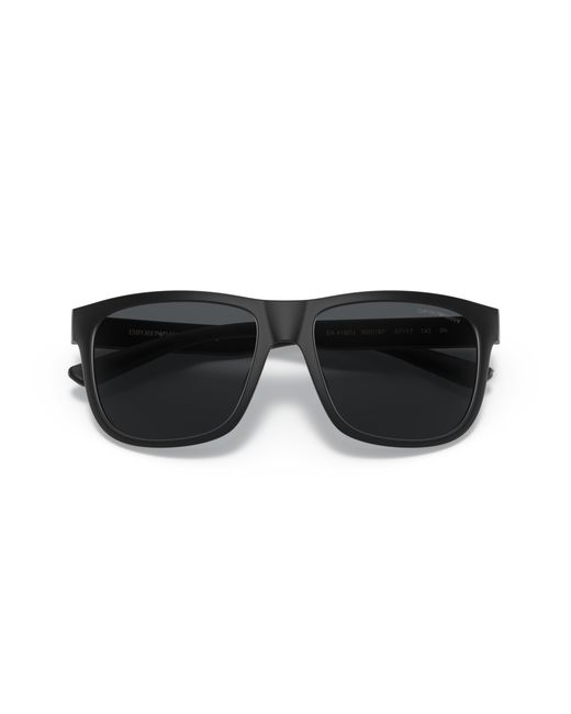 Emporio Armani Black Ea4182U 500187 Sunglasses Plastic Squared Normal for men
