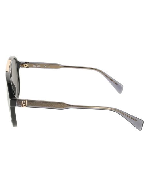Liu Jo Black Lj821S 001 Sunglasses Bio-Injected Pilot Normal