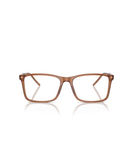 Giorgio Armani Black Ar7258 5932 Optical Frames Acetate Transparent Squared Normal for men